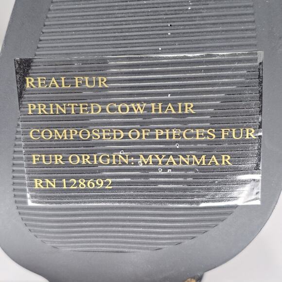 Steve Madden Womens Leopard Ankle Boots Size 8.5 Block Heel Side Zip Trendy - Picture 10 of 11